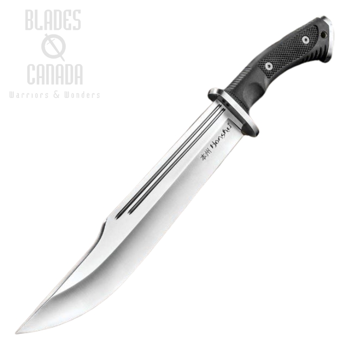 Honshu Conqueror Bowie Fixed Blade Knife, Leather Sheath, UC3321